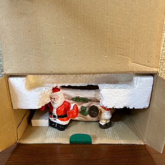 🎄🌟HP🌟VTG 1994 NIB Ceramic Nut Bowl/Nut Cracker House of Lloyd Nuts About XMas - Picture 13 of 13